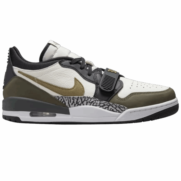 Jordan Legacy 312 Low Sail Black Medium Olive