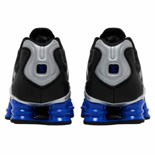 Nike Shox TL Black Racer Blue Metallic Silver - Image 4