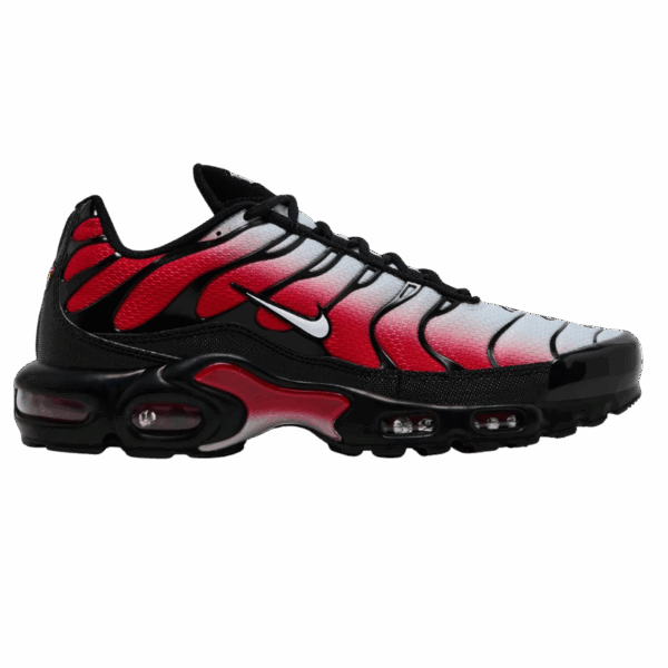 Nike Air Max Plus Pure Platinum University Red Black White