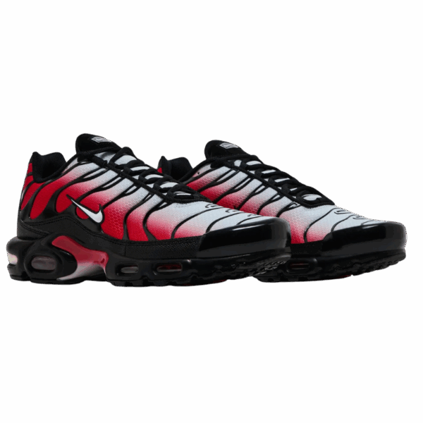 Nike Air Max Plus Pure Platinum University Red Black White - Image 5