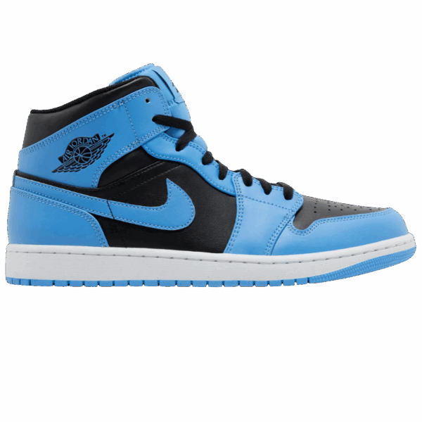 Jordan 1 Mid University Blue Black