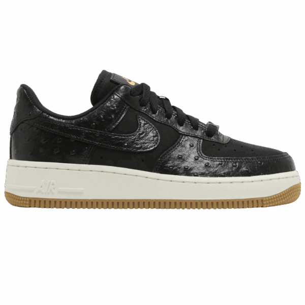 Nike Air Force 1 Low '07 Black Ostrich Gum (Women's)