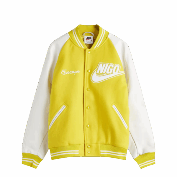 Nike x Nigo NRG Varsity Jacket Yellow