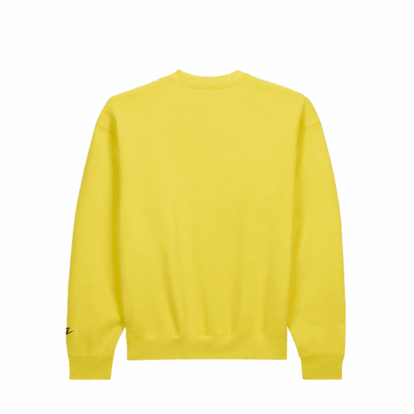 Nike x Nigo NRG Fleece Crew Sweatshirt Yellow - Image 2