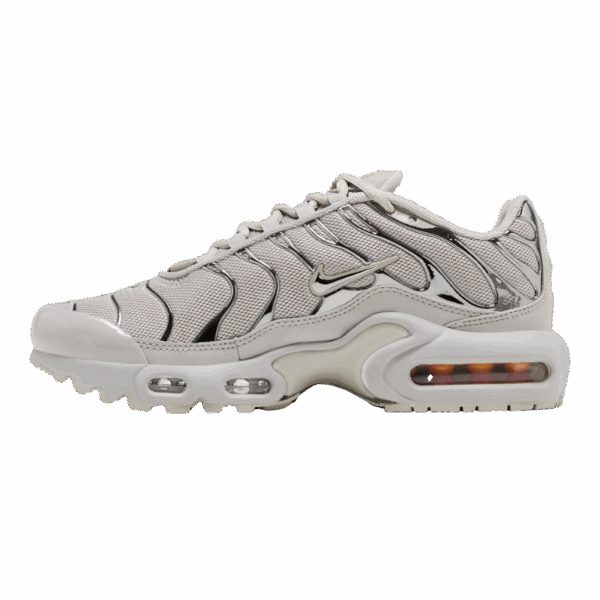 Nike Air Max Plus Light Iron Ore Gym Red Smoke Grey Metallic Silver (GS) - Image 2