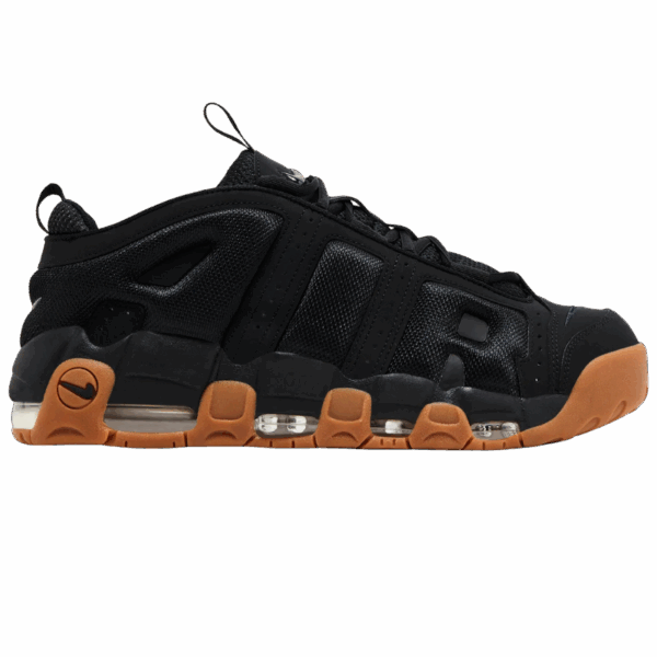 Nike Air More Uptempo Low Black Gum