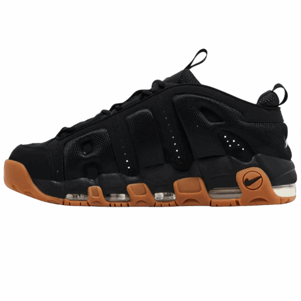 Nike Air More Uptempo Low Black Gum - Image 2