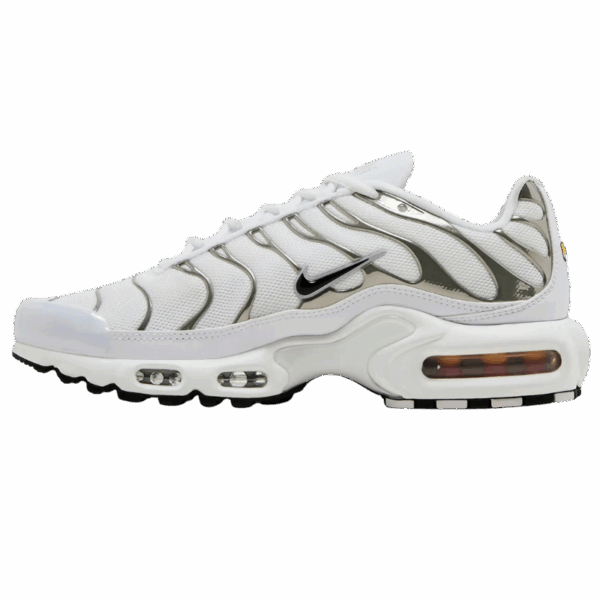 Nike Air Max Plus SE White Metallic Silver (Women's) - Image 2