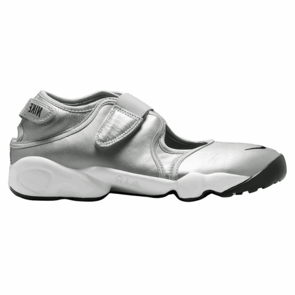 Nike Air Rift Leather Metallic Silver Sail (Women's)