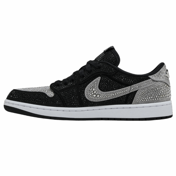 Jordan 1 Retro Low OG Swarovski Stealth (Women's) - Image 2
