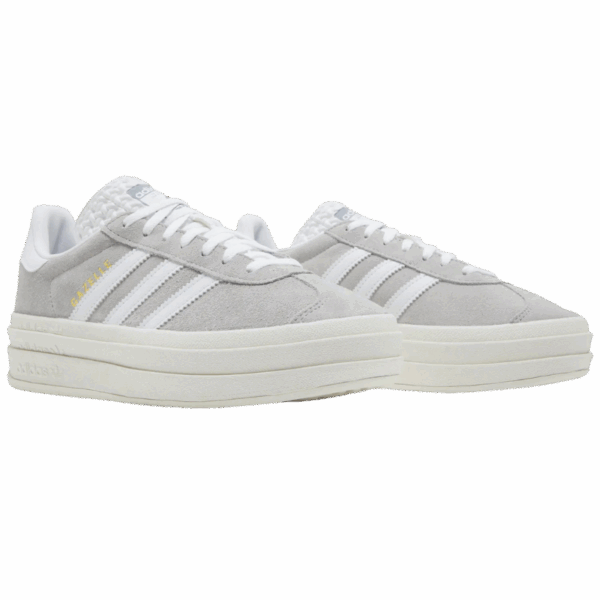 adidas Gazelle Bold Grey White (Women's) - Image 5