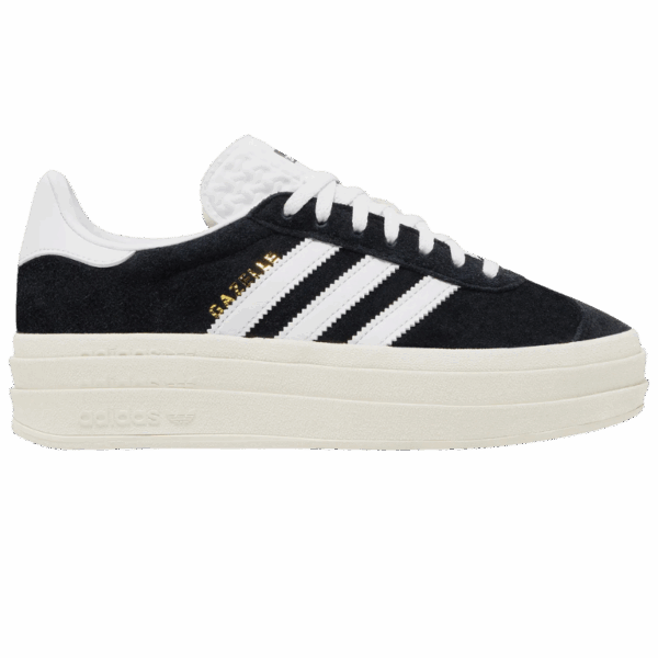 adidas Gazelle Bold Core Black White (Women's)