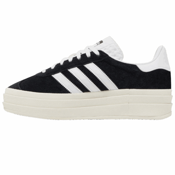 adidas Gazelle Bold Core Black White (Women's) - Image 2