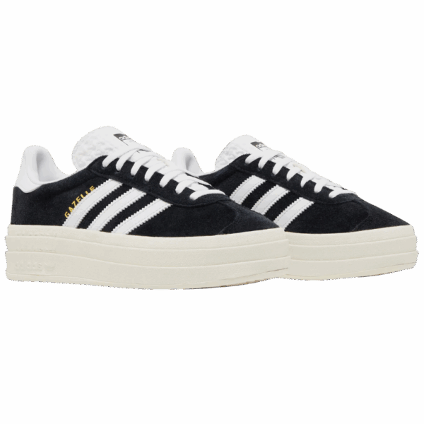 adidas Gazelle Bold Core Black White (Women's) - Image 5