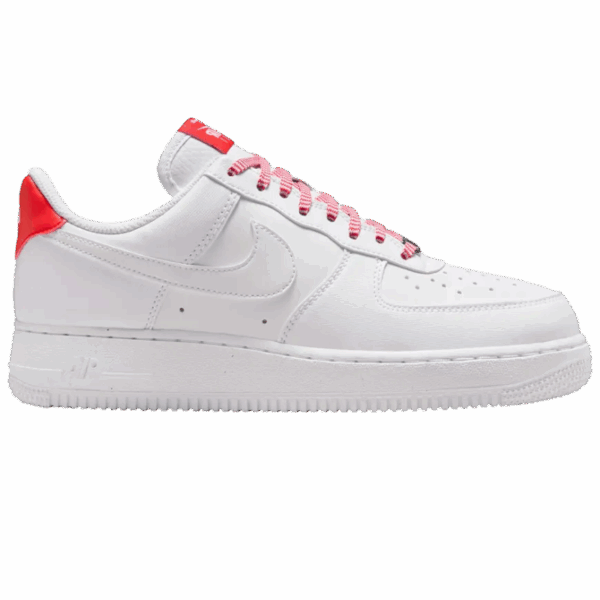 Nike Air Force 1 Low '07 White Pink Foam Metallic Silver Light Crimson (Women's)