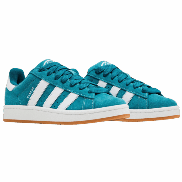 adidas Campus 00s Legacy Teal Cloud White Gum - Image 5