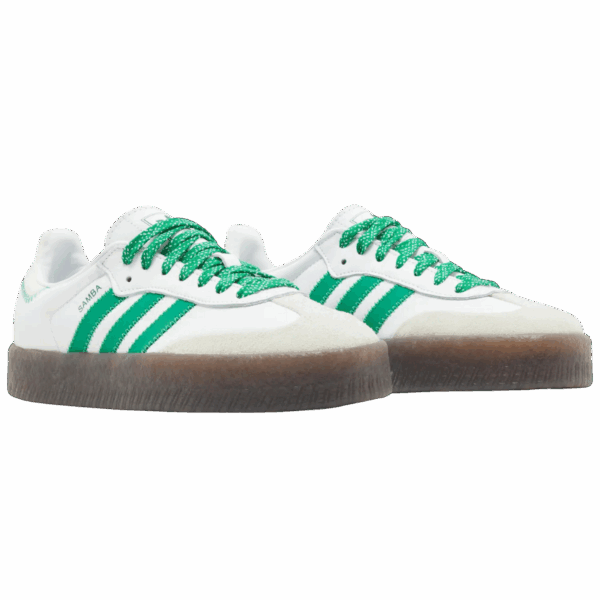 adidas Sambae Cloud White Green (Women's) - Image 5