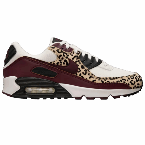 Nike Air Max 90 Leopard Burgundy (Women's)