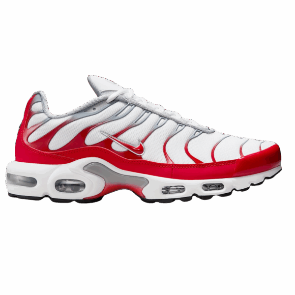 Nike Air Max Plus White University Red