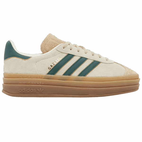 adidas Gazelle Bold Off White Preloved Green (Women's)