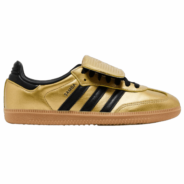 adidas Samba LT Gold Metallic Black Gum (Women's)