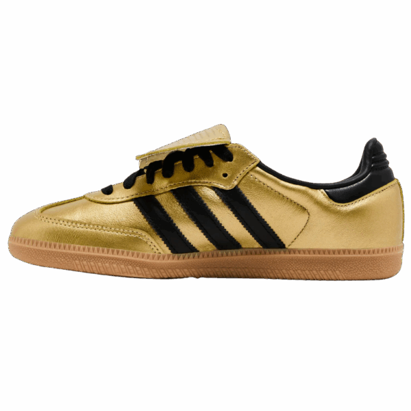 adidas Samba LT Gold Metallic Black Gum (Women's) - Image 2