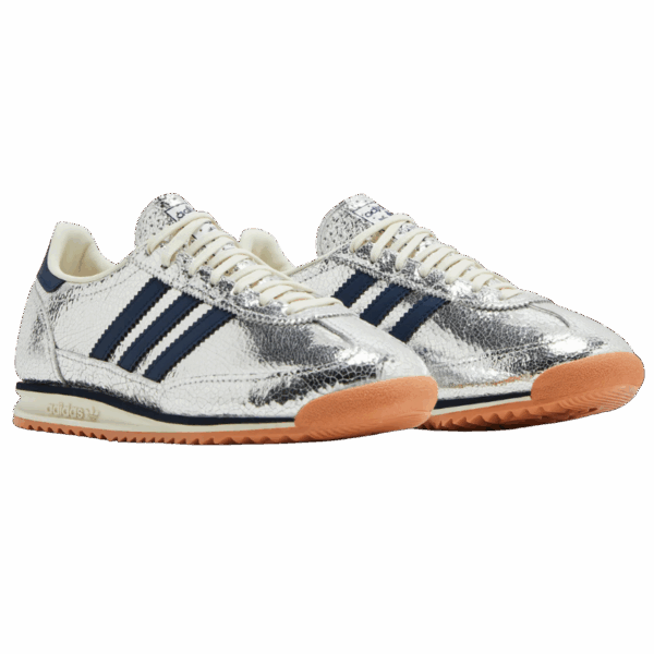 adidas SL 72 OG Silver Metallic Collegiate Navy (Women's) - Image 5