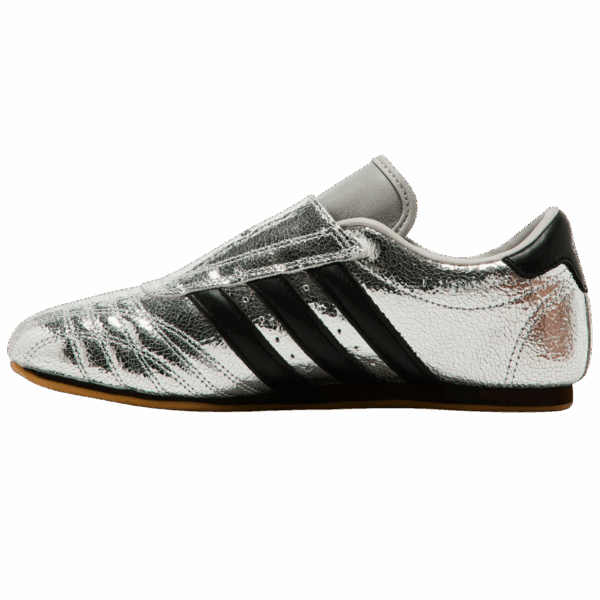 adidas Taekwondo Silver Metallic Black (Women's) - Image 2