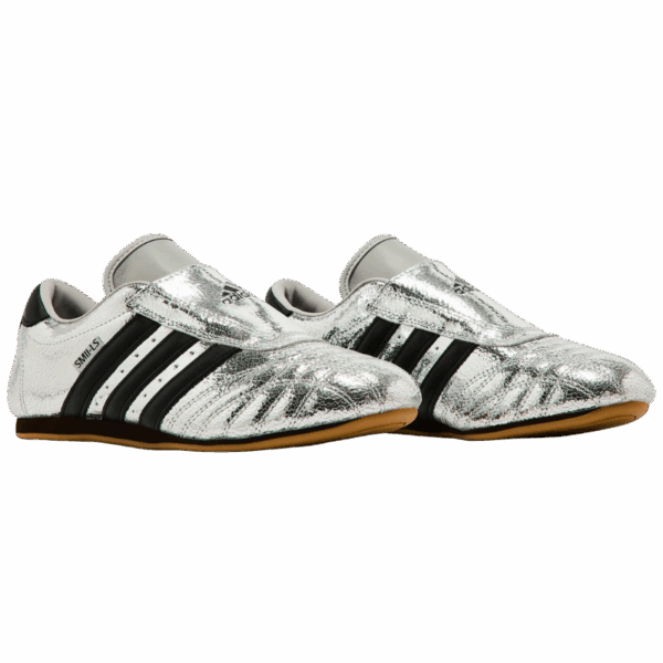 adidas Taekwondo Silver Metallic Black (Women's) - Image 5