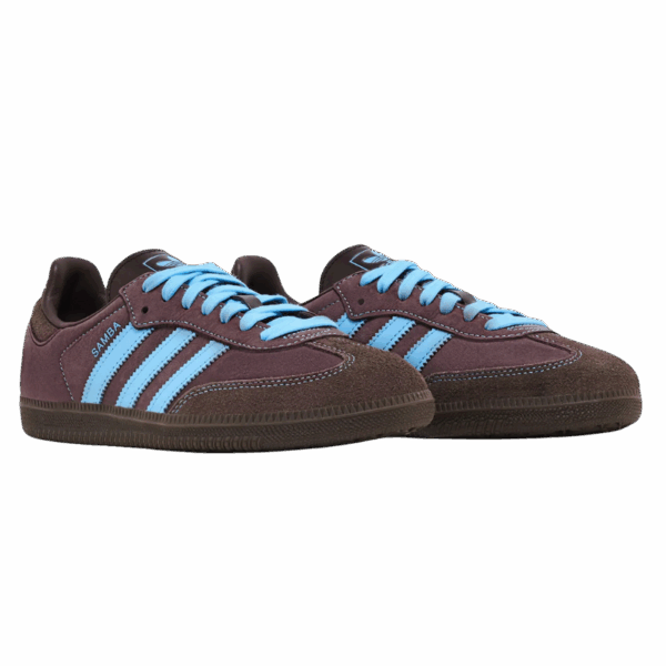 adidas Samba OG Shadow Brown Sky Rush (Women's) - Image 5