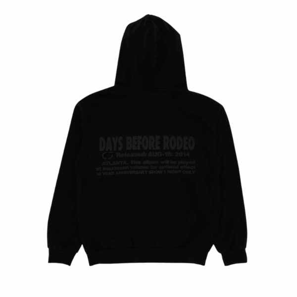 Cactus Jack by Travis Scott Rodeo Hoodie 'Black' - Image 2