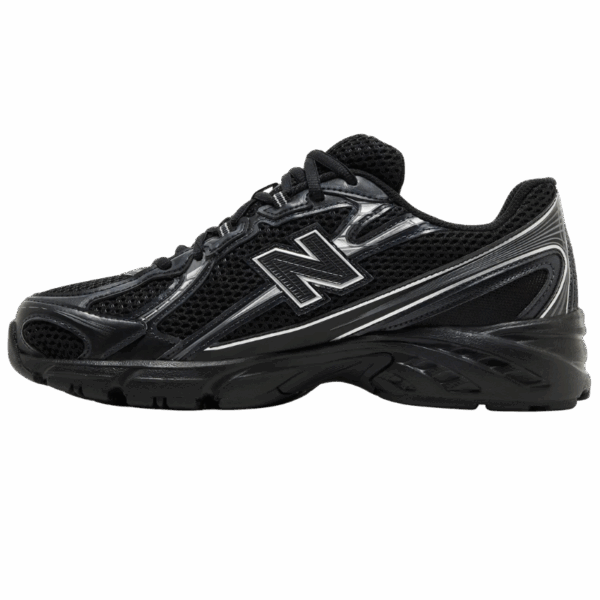 New Balance 740v2 Black Grey Silver - Image 2