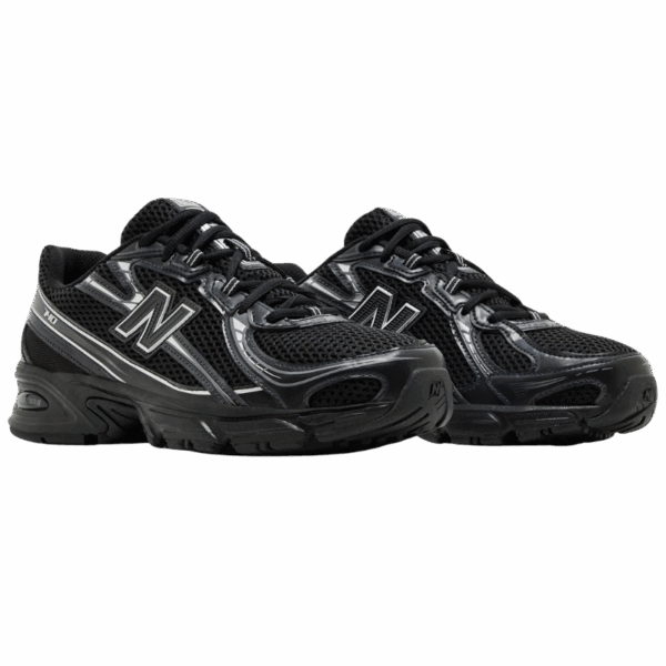 New Balance 740v2 Black Grey Silver - Image 5