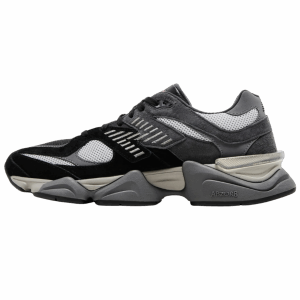 New Balance 9060 Black Castlerock Grey - Image 2