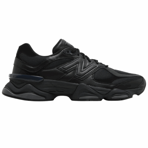 New Balance 9060 Triple Black Leather