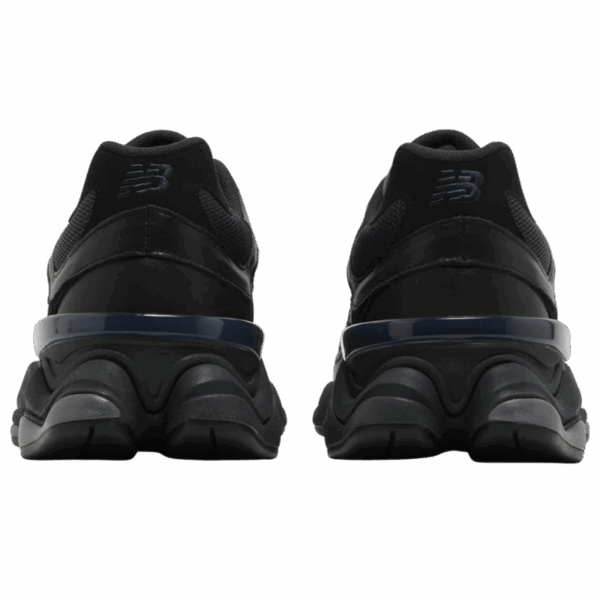 New Balance 9060 Triple Black Leather - Image 4