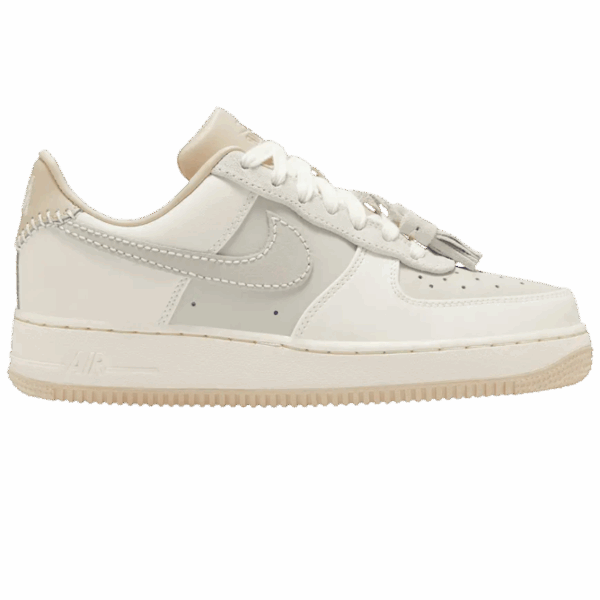 Nike Air Force 1 Low '07 Light Bone Suede Tassels (Women's)