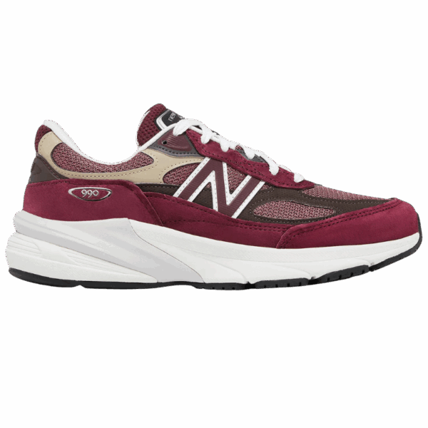 New Balance 990v6 MiUSA Teddy Santis Burgundy Tan