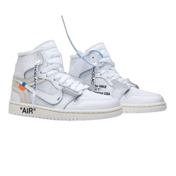 Jordan 1 Retro High Off-White White (GS) - Image 5