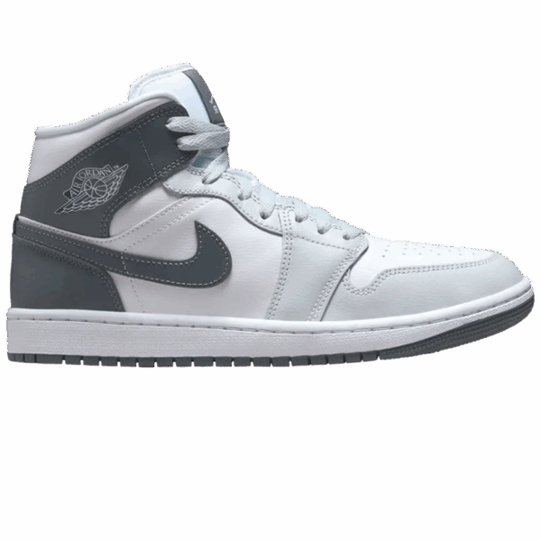 Jordan 1 Mid White Smoke Grey (Women's)