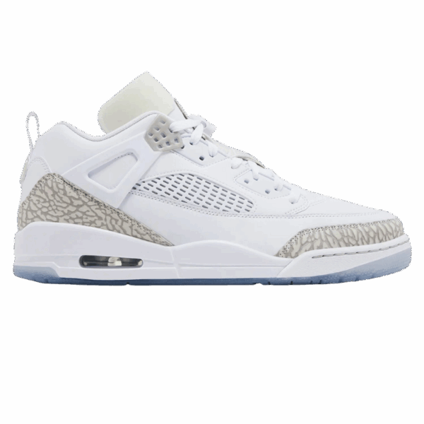 Jordan Spizike Low White Metallic Silver Barely Blue Neutral Grey