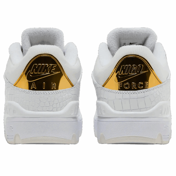 Nike Air Force 3 Low SP Nigo White Metallic Gold - Image 4