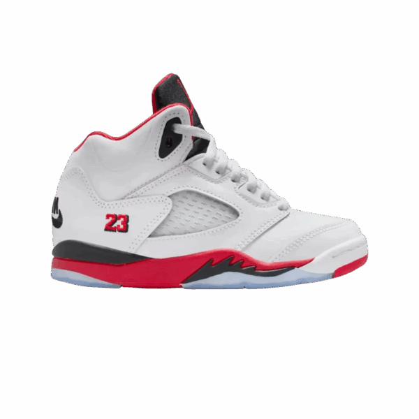 Jordan 5 Retro Fire Red Black Tongue (2025) (PS)