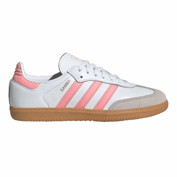 adidas Samba OG White Coral Pink (GS)
