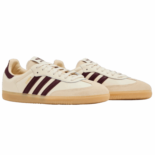 adidas Samba OG Wonder White Shadow Red - Image 5