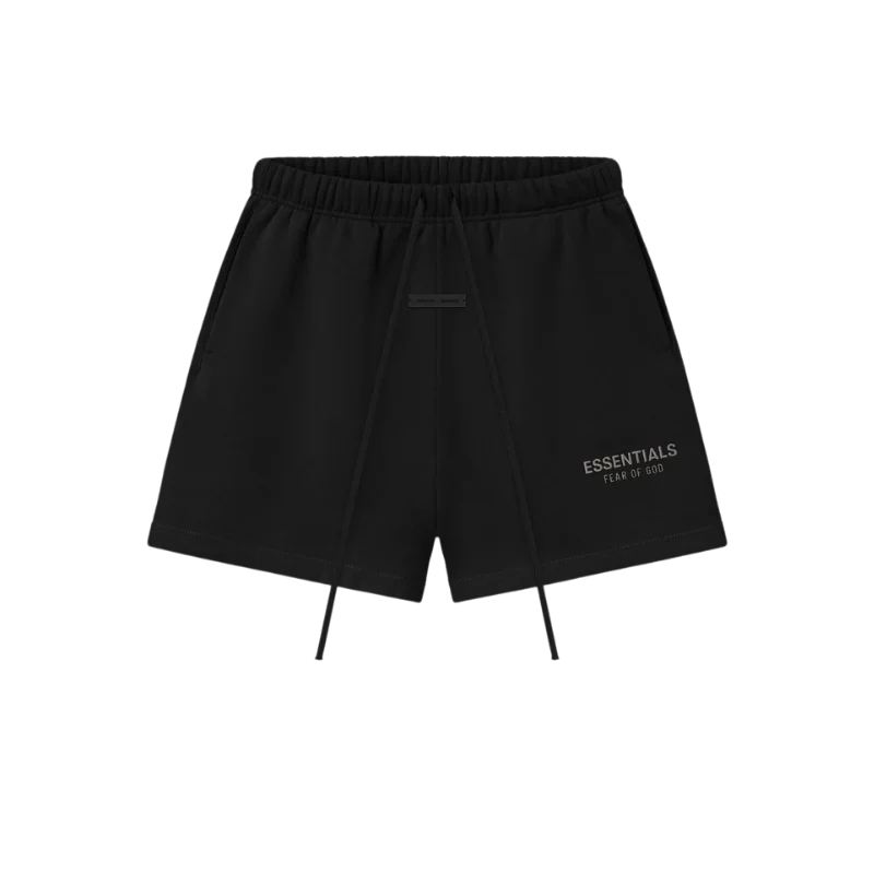 Fear of God Essentials Classic Fleece Sweatshort Jet Black