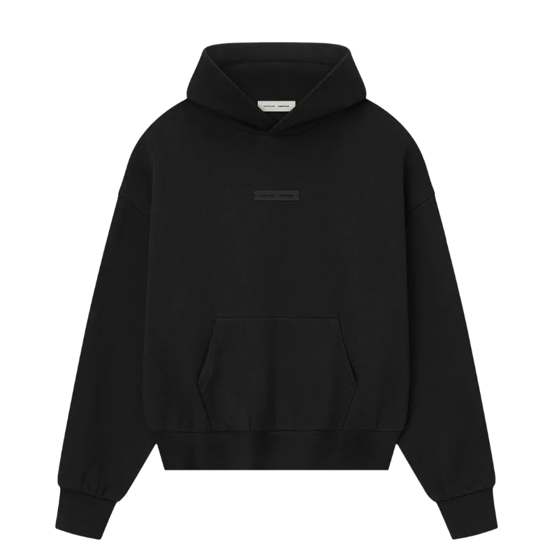 Fear of God Essentials Classic Fleece Hoodie Jet Black