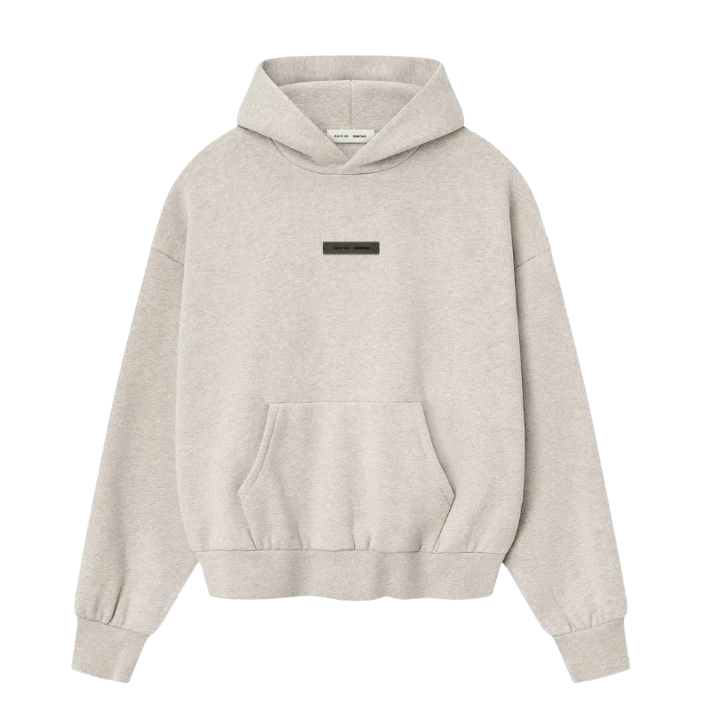 Fear of God Essentials Classic Hoodie Heather Stone