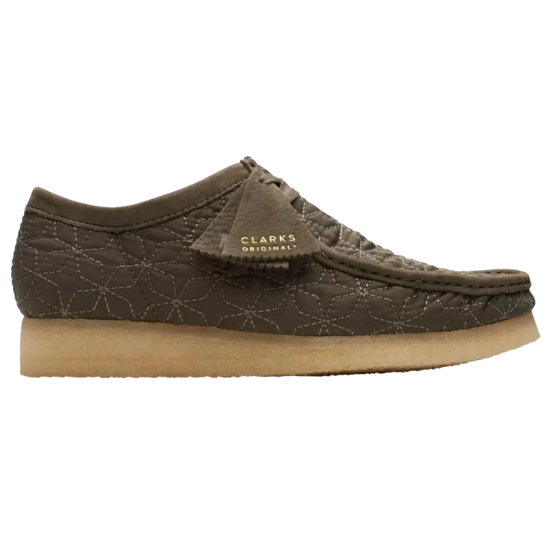 CLARKS WALLABEE Olive Combination