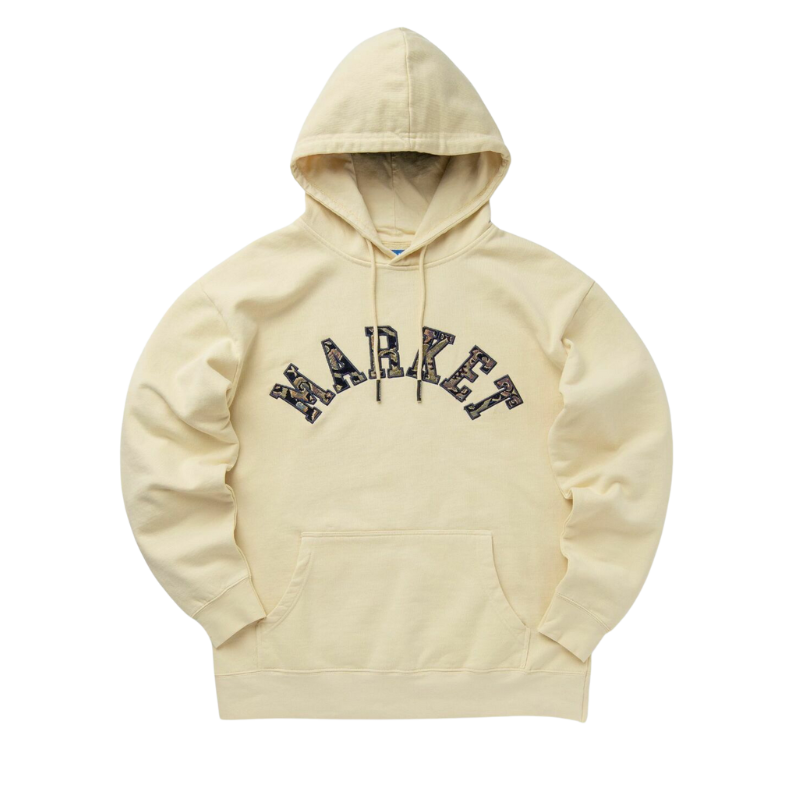 Market Studios Rug Dealer Throwback Arc Hoodie Beige